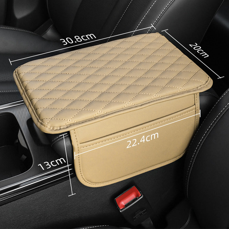 🚗✨ Cuscino per Bracciolo Auto con Tasca Portaoggetti! Imbottitura Premium in Similpelle, Schiuma Alta Densità e Base Antiscivolo – Comfort e Ordine in Auto – 6 Colori! 🛋️