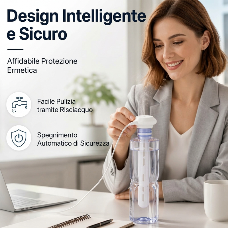 Mini umidificatore portatile con nebulizzatore USB
