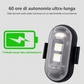 🚁 Luce stroboscopica con 8 colori – wireless, compatta e potente. Ricarica USB, spina impermeabile, telecomando – ideale per auto RC, barche, biciclette e attività all'aperto! ✨🔋