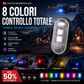 🚁 Luce stroboscopica con 8 colori – wireless, compatta e potente. Ricarica USB, spina impermeabile, telecomando – ideale per auto RC, barche, biciclette e attività all'aperto! ✨🔋