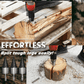 🛠️⚡The Professional Upgrade for Firewood Prep. Durable Drill Set Makes Quick Work of Logs.