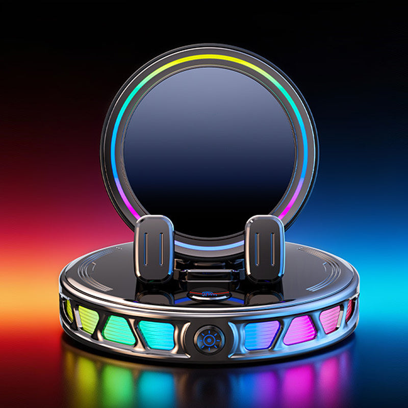 Supporto RGB per telefono da auto con ricarica wireless
