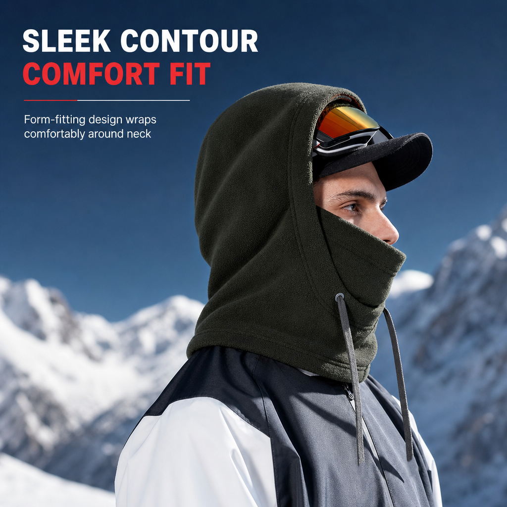 🥳2026 GRANDE VENDITA🥳💞OLTRE 50.000 PEZZI VENDUTI! 🧣❄️ SCONTO DEL 50%! Passamontagna invernale 3 in 1 – pile antivento, copre testa, collo, viso e orecchie. Vestibilità regolabile per sci, ciclismo e giornate fredde! 🛡️💪