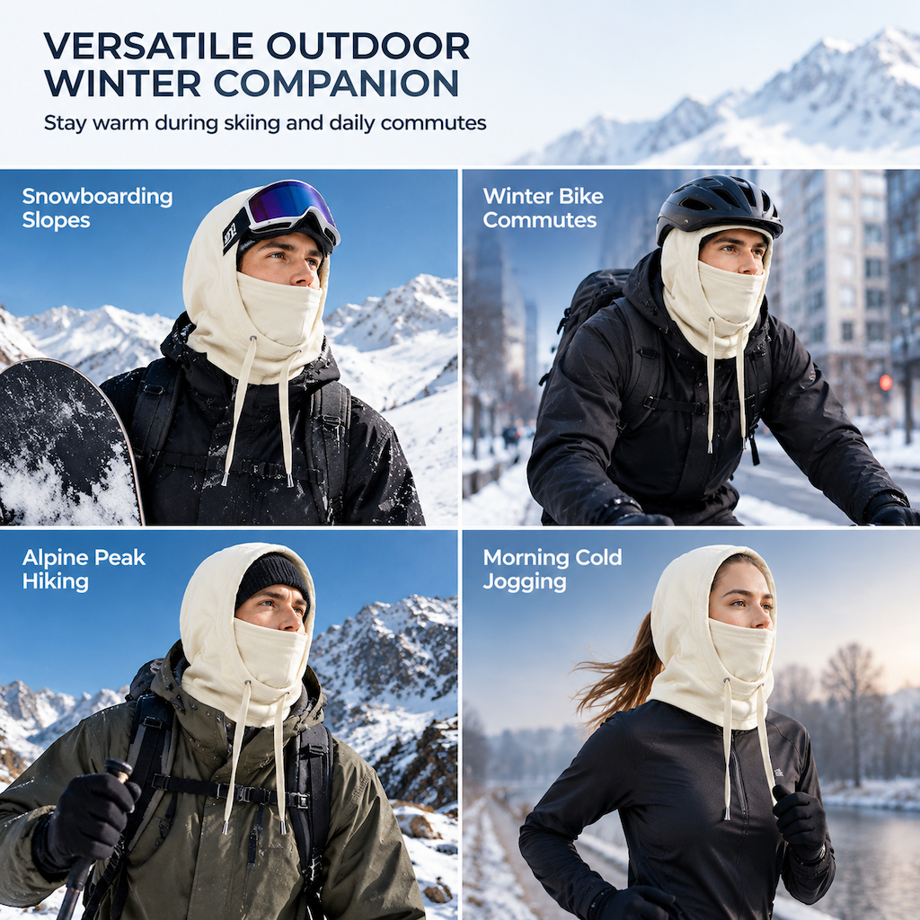 🥳2026 GRANDE VENDITA🥳💞OLTRE 50.000 PEZZI VENDUTI! 🧣❄️ SCONTO DEL 50%! Passamontagna invernale 3 in 1 – pile antivento, copre testa, collo, viso e orecchie. Vestibilità regolabile per sci, ciclismo e giornate fredde! 🛡️💪