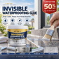 Sigillante Rivestimento in Colla Trasparente Impermeabile, Ripara Perdite per Bagno, Cucina, Tetto e Davanzali con Pennello