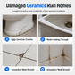 🛁🧱 Pasta riparatrice per piastrelle in ceramica – Asciugatura rapida, stucco per crepe e scheggiature – Resina epossidica impermeabile per lavandini, piastrelle e marmo 🛠️