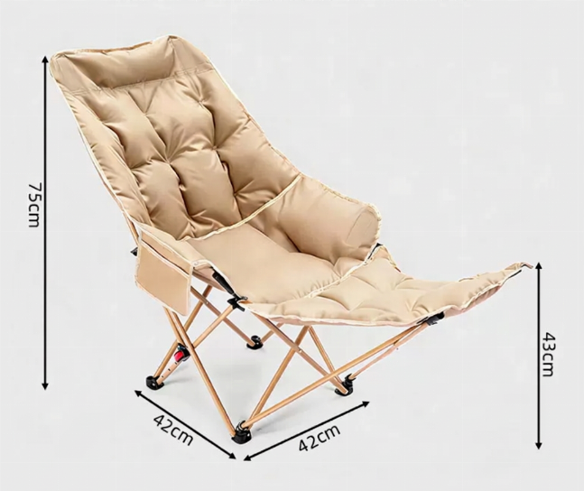 🪑 Sedia pieghevole regolabile portatile per esterni – Leggera, stabile e versatile – Ideale per giardino, campeggio, spiaggia o terrazza – Trasporto e montaggio semplici 🏕️✨
