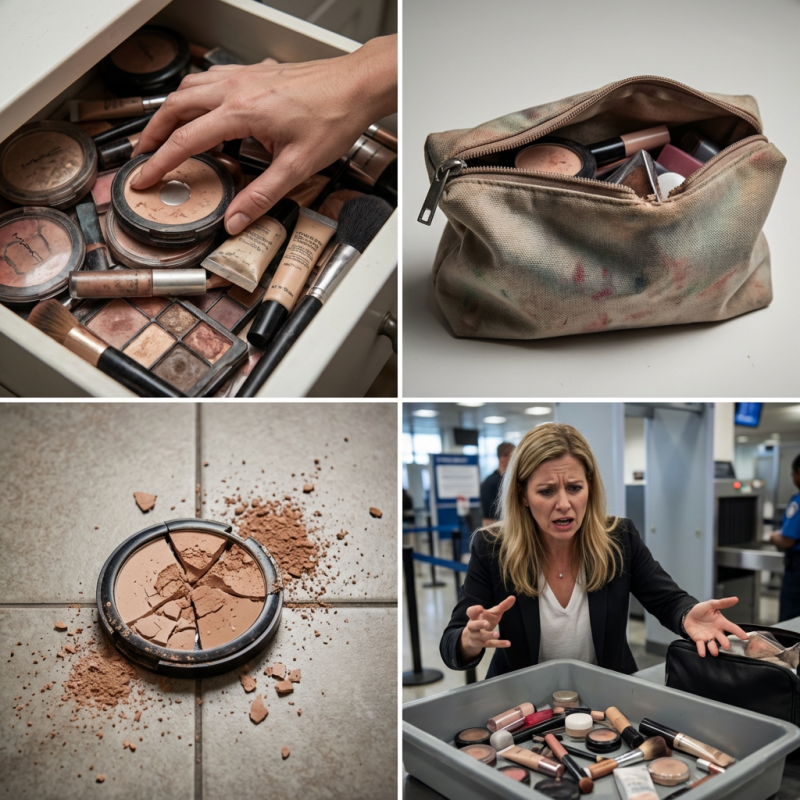 💄SUBITO IL 50% DI SCONTO!🥳🥳 Palette Trucco Tutto in Uno – Kit Multistrato per Ombretti, Fard, Contouring e Illuminante, Libro Trucco Pieghevole e Portatile per Il Trucco Quotidiano e da Sera