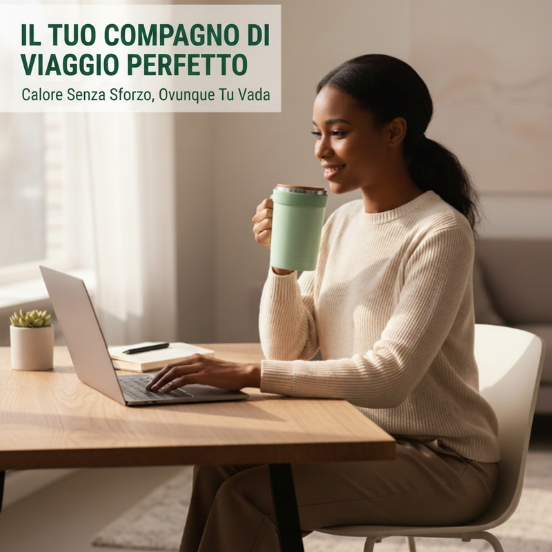 Tazza mescolatrice automatica con display intelligente della temperatura
