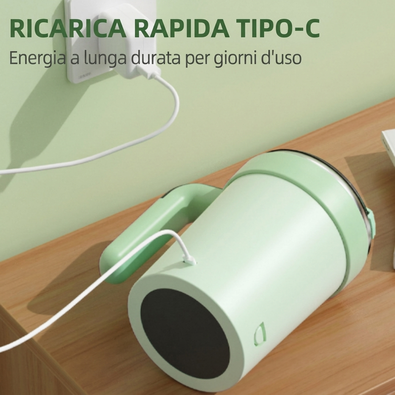 Tazza mescolatrice automatica con display intelligente della temperatura