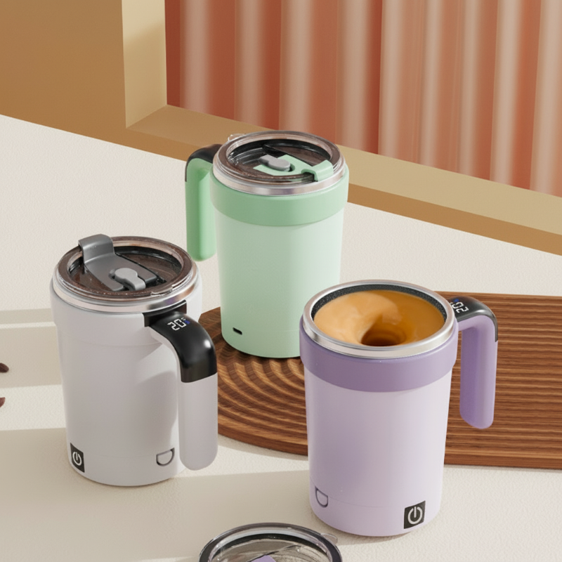 Tazza mescolatrice automatica con display intelligente della temperatura