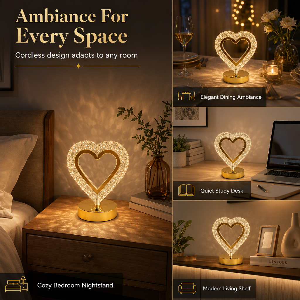 💎 SCONTO DEL 50% ORA! 🔮Luce notturna geometrica in cristallo – Controllo tattile, bagliore a rifrazione 3D e ricaricabile – Lampada d'atmosfera per camera da letto 🌙
