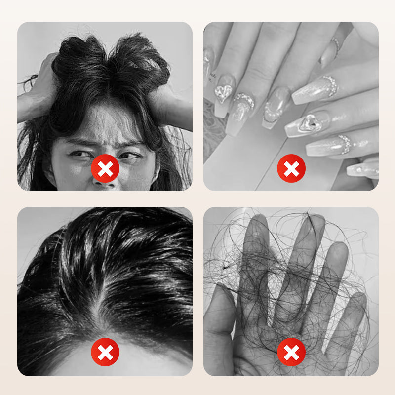 💆 Spazzola Massaggiante per Cuoio Capelluto in Silicone