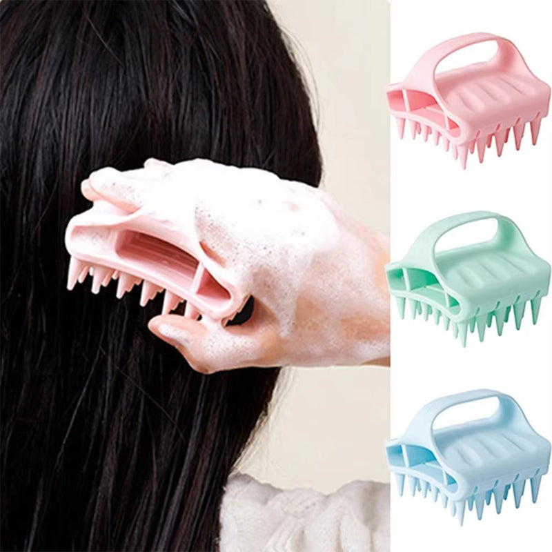 💆 Spazzola Massaggiante per Cuoio Capelluto in Silicone