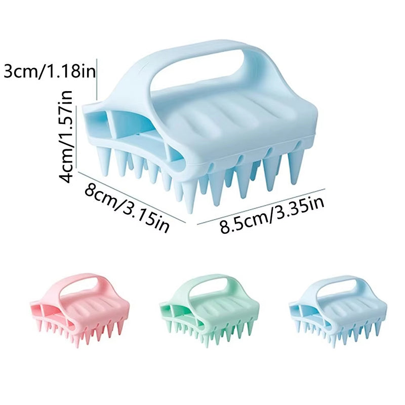 💆 Spazzola Massaggiante per Cuoio Capelluto in Silicone