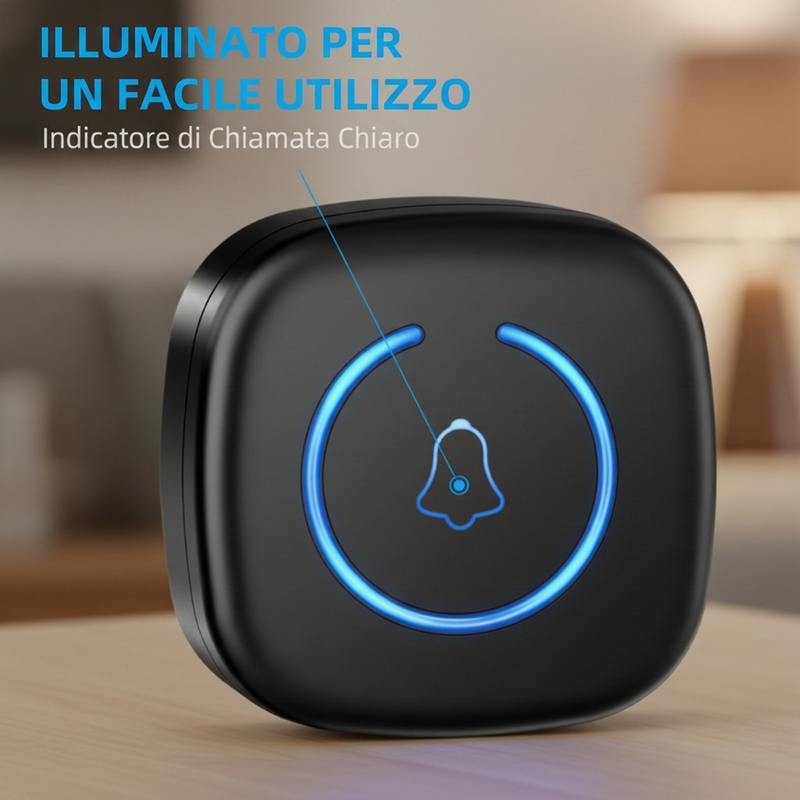 Sistema di chiamata intelligente con cercapersone wireless per assistenza