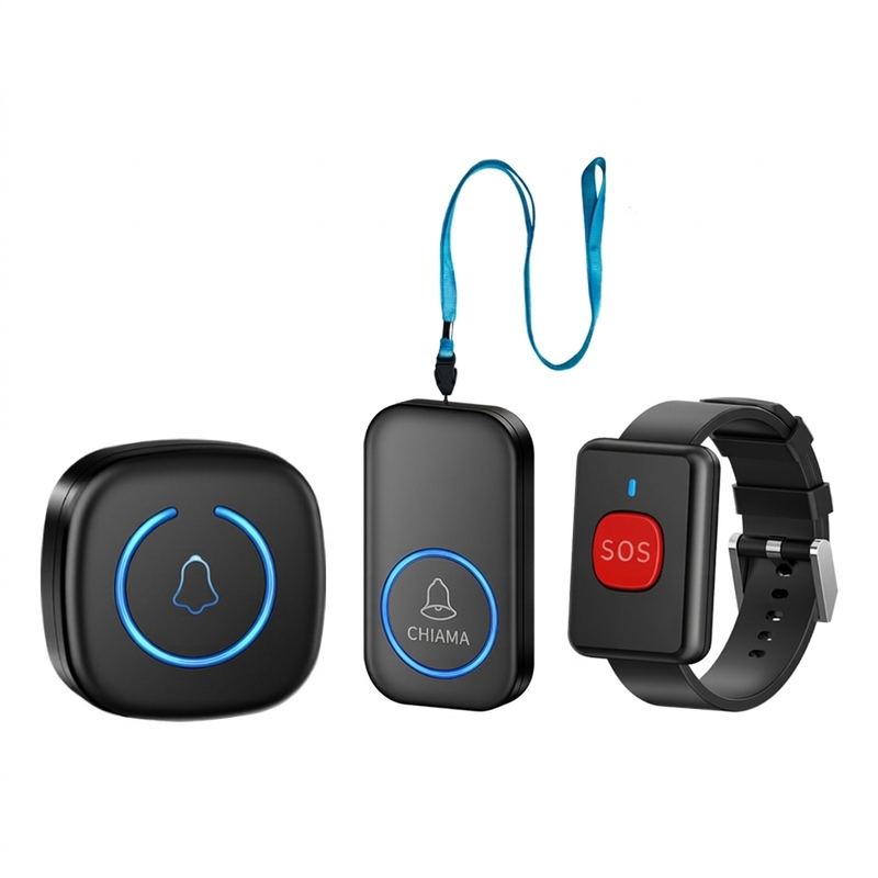 Sistema di chiamata intelligente con cercapersone wireless per assistenza