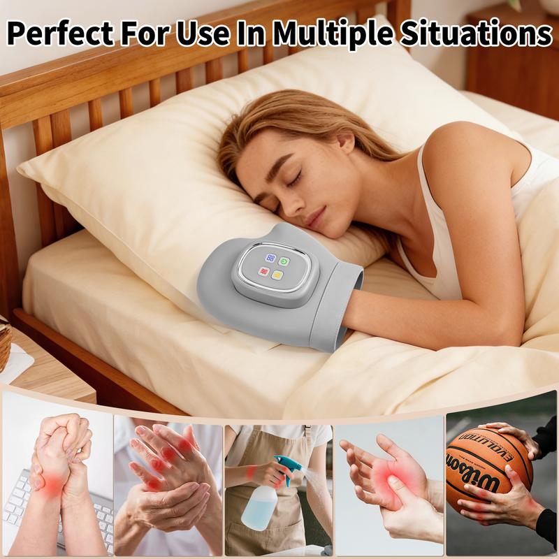 💆 Sollievo per Mani e Polsi Affaticati – Massaggiatore ad Aria Compressa con 3 Modalità, 5 Intensità e Timer Automatico. Sconto del 50%