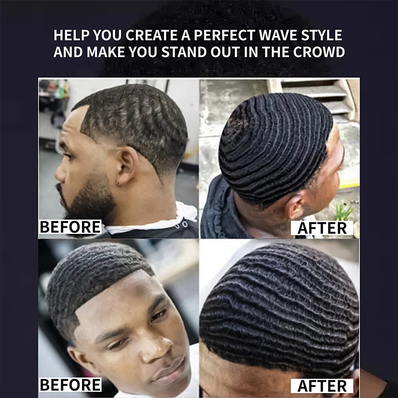 🌊💈✨Pomata Ondulante Tenuta Media a Base d'Acqua Cera per Capelli Alto Lucido