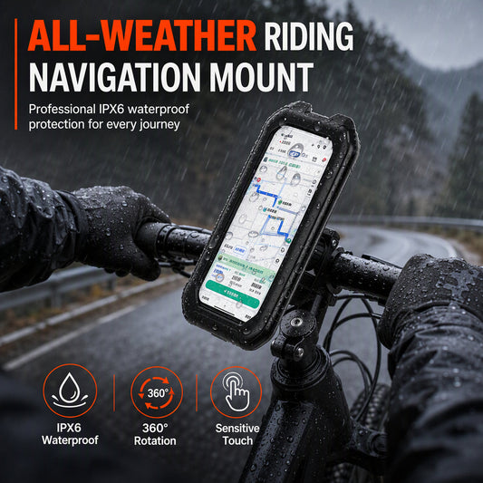 🚲 OFFERTA LIMITATA 50% DI SCONTO! ⚡Supporto per telefono impermeabile per bici e moto – IPX6, touchscreen, rotazione a 360° ✨