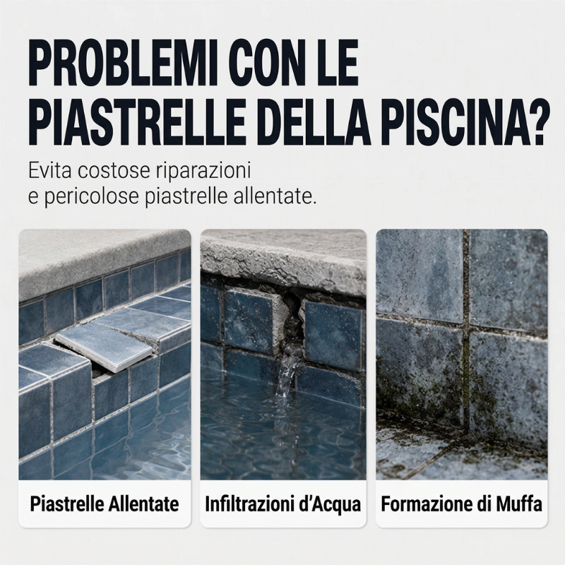 🏊 Adesivo per piastrelle di piscina subacquea