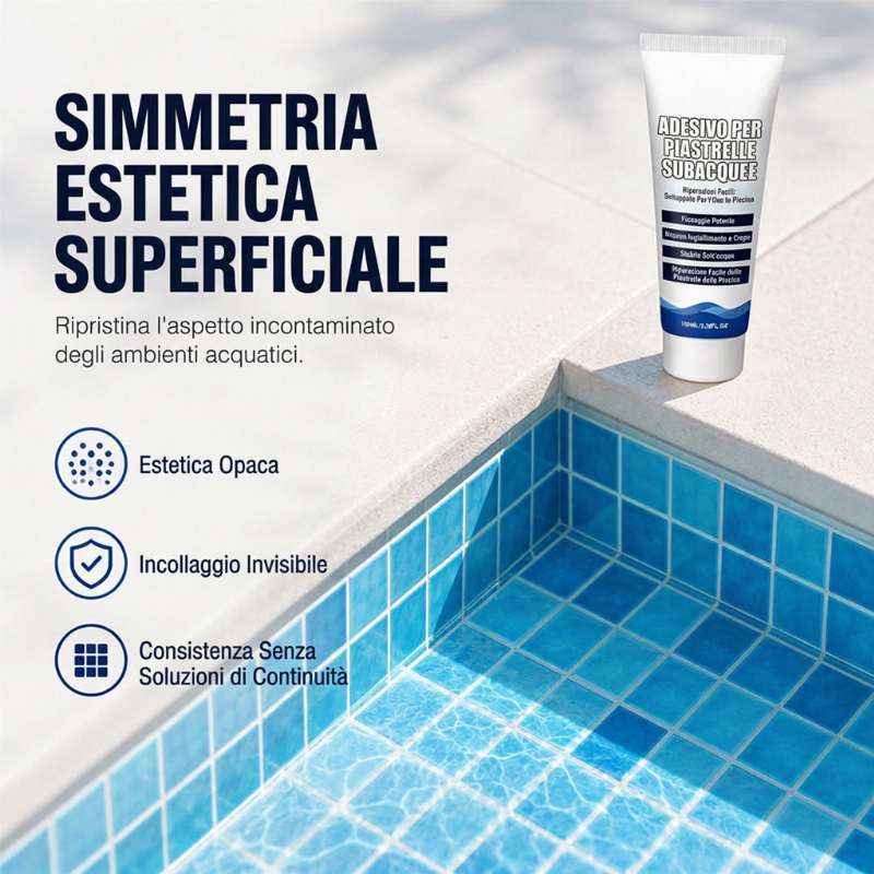 🏊 Adesivo per piastrelle di piscina subacquea