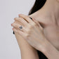 Anello Bohemian Vintage con Motivo a Vite Floreale