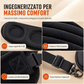 Set di cuscino da viaggio in memory foam integrato e maschera per il sonno oscurante 3D per supporto cervicale durante il viaggio