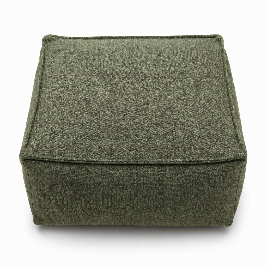 🧺Fodera per sgabello contenitore: riempibile con indumenti, portata 100 kg, cerniera larga, lavabile, 45x45x23 cm