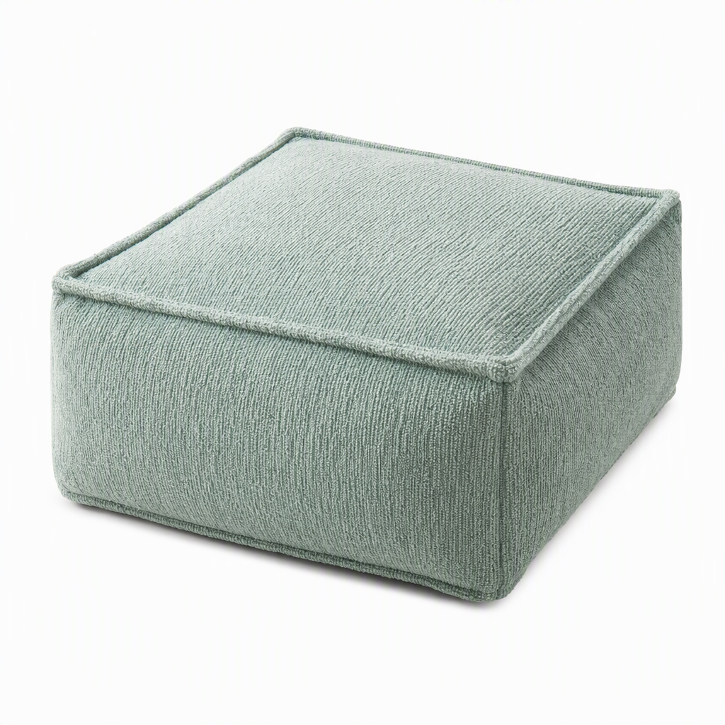 🧺Fodera per sgabello contenitore: riempibile con indumenti, portata 100 kg, cerniera larga, lavabile, 45x45x23 cm