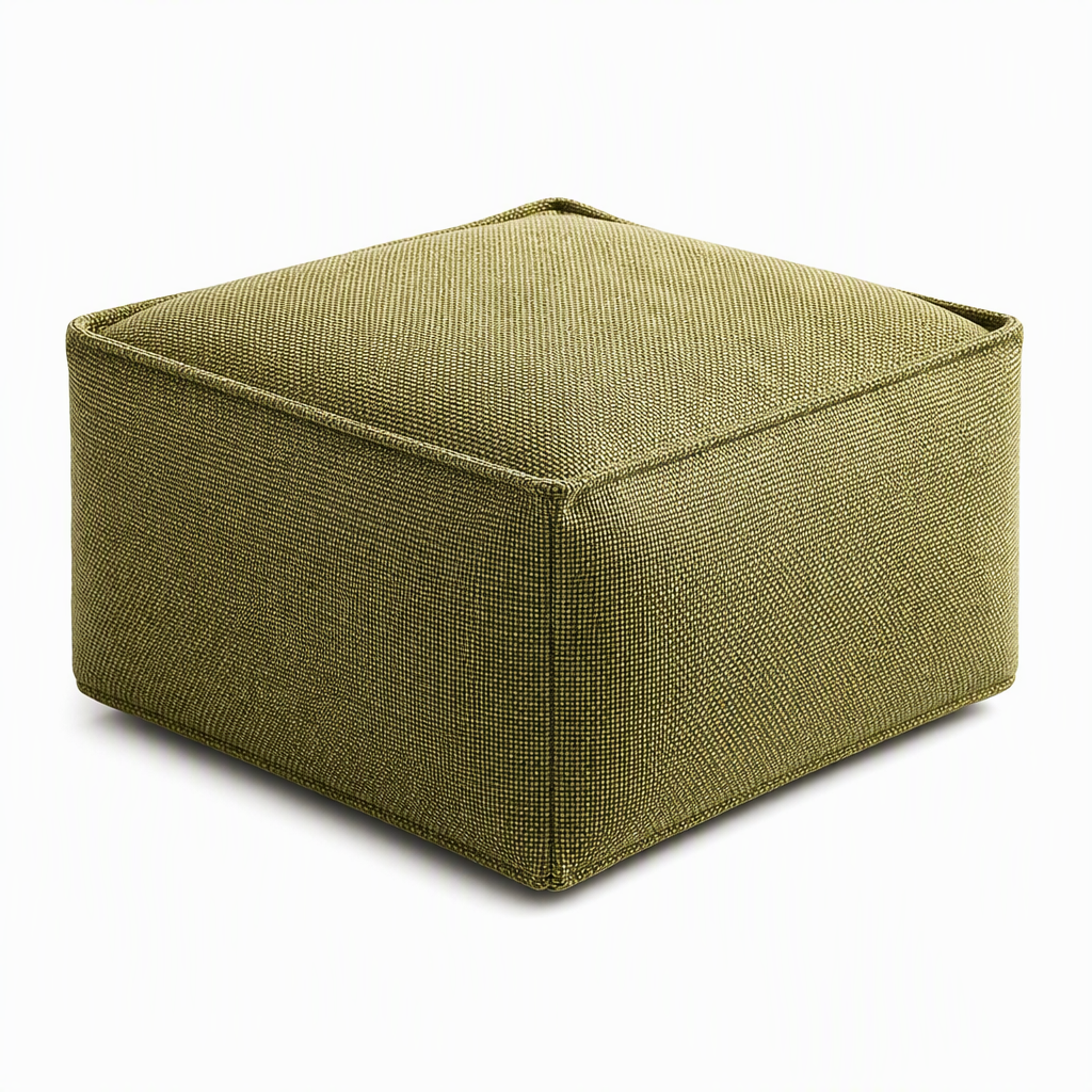 🧺Fodera per sgabello contenitore: riempibile con indumenti, portata 100 kg, cerniera larga, lavabile, 45x45x23 cm