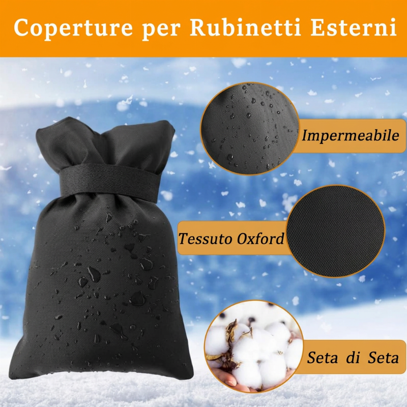 ❄️ 🎁Compra 1, ricevi 1 gratis!⚡ Oltre 50.000 unità vendute!✨ Coperture protettive per rubinetti esterni che proteggono dal gelo invernale ❄️