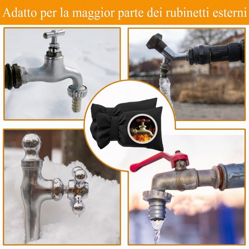 ❄️ 🎁Compra 1, ricevi 1 gratis!⚡ Oltre 50.000 unità vendute!✨ Coperture protettive per rubinetti esterni che proteggono dal gelo invernale ❄️