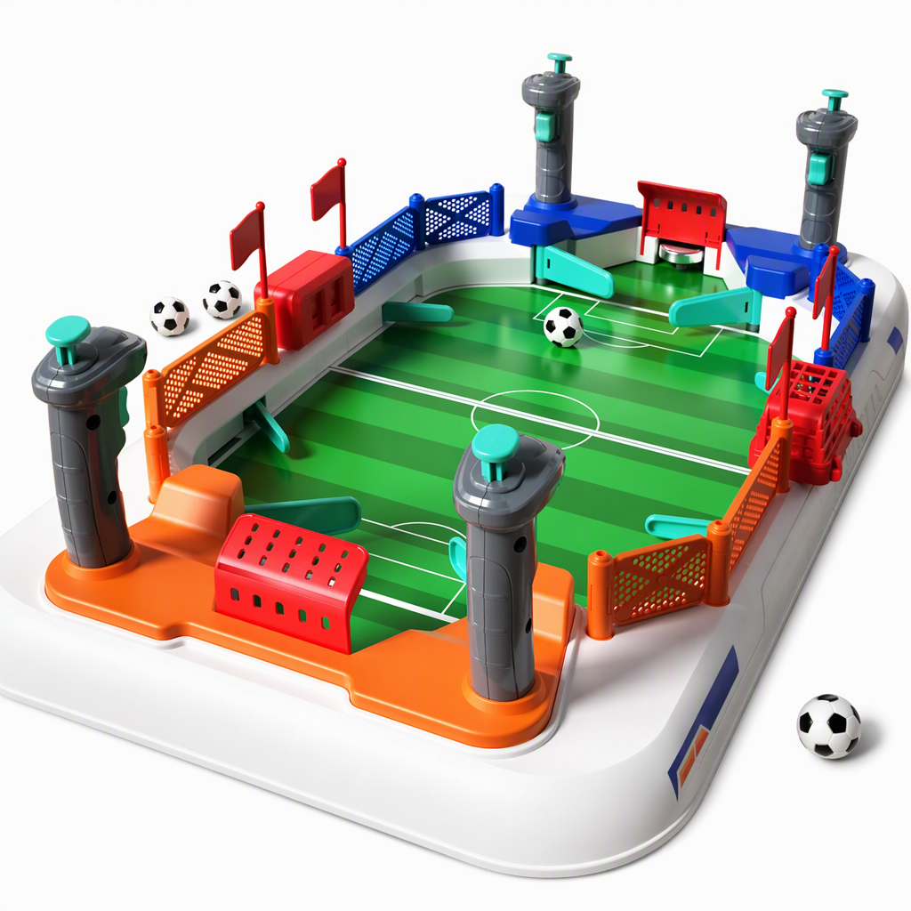 ⚽ Mini Calcetto da Tavolo per 2 Giocatori 🏆 | Flipper a Molla e Campanello Gol 🔔 | Segnapunti Integrato in ABS 🎯 | Gioco Interattivo per Bambini e Famiglia 👨‍👩‍👧‍👦