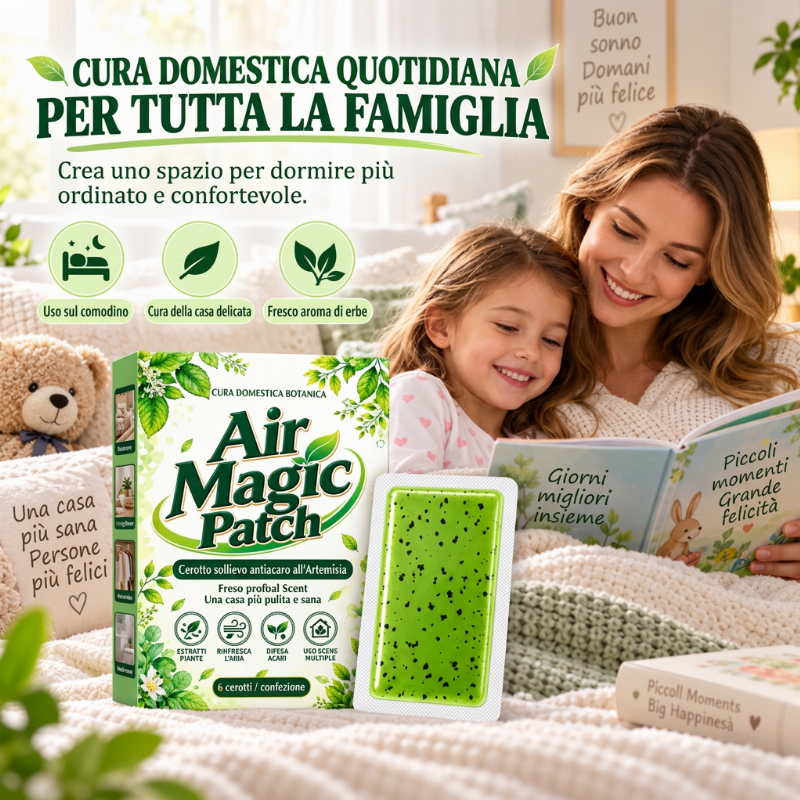 Cerotto a lunga durata per alleviare i sintomi causati dagli acari dell'artemisia – 1 confezione (6 cerotti)
