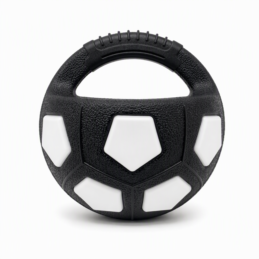 Pallone da calcio interattivo per cani con anse