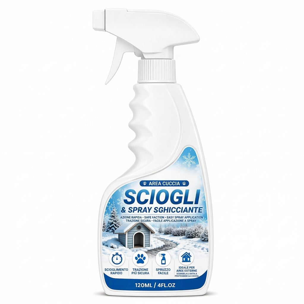 Spray Antighiacciante e Rompighiaccio per Esterni