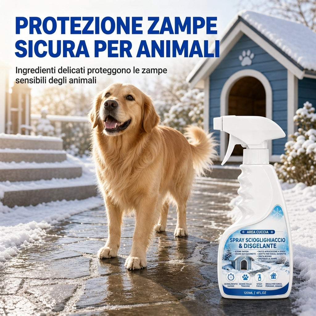 Spray Antighiacciante e Rompighiaccio per Esterni