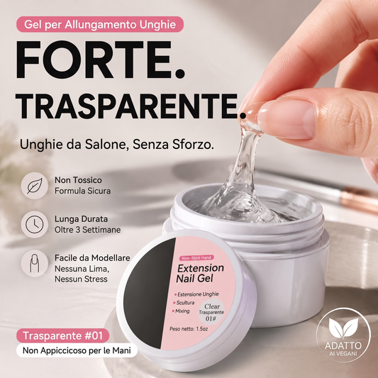 💅 Gel ricostruzione unghie solido — Non cola, facile da usare 🥳