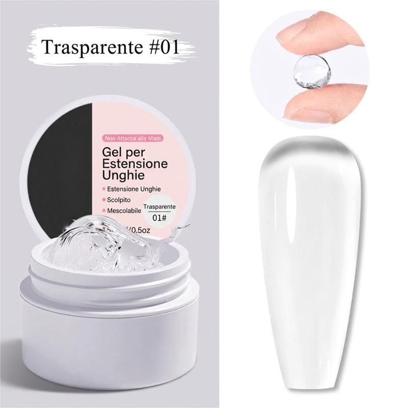 💅 Gel ricostruzione unghie solido — Non cola, facile da usare 🥳