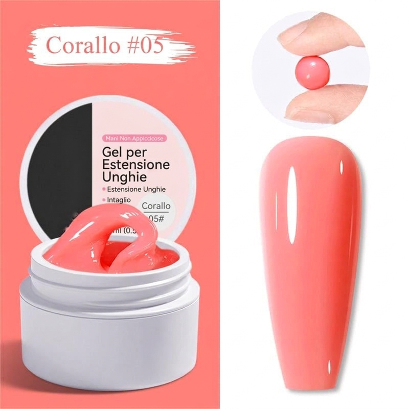 💅 Gel ricostruzione unghie solido — Non cola, facile da usare 🥳