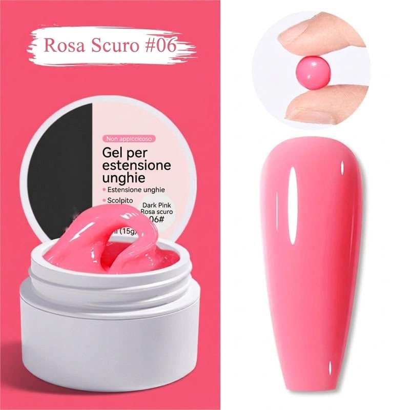 💅 Gel ricostruzione unghie solido — Non cola, facile da usare 🥳