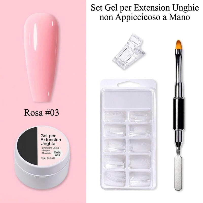 💅 Gel ricostruzione unghie solido — Non cola, facile da usare 🥳