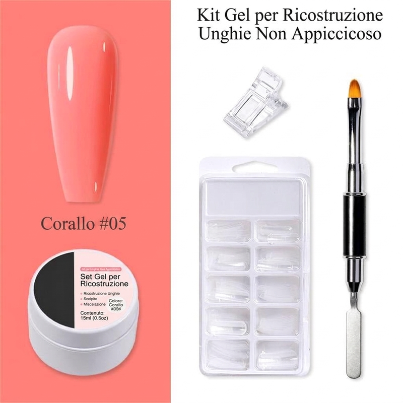 💅 Gel ricostruzione unghie solido — Non cola, facile da usare 🥳