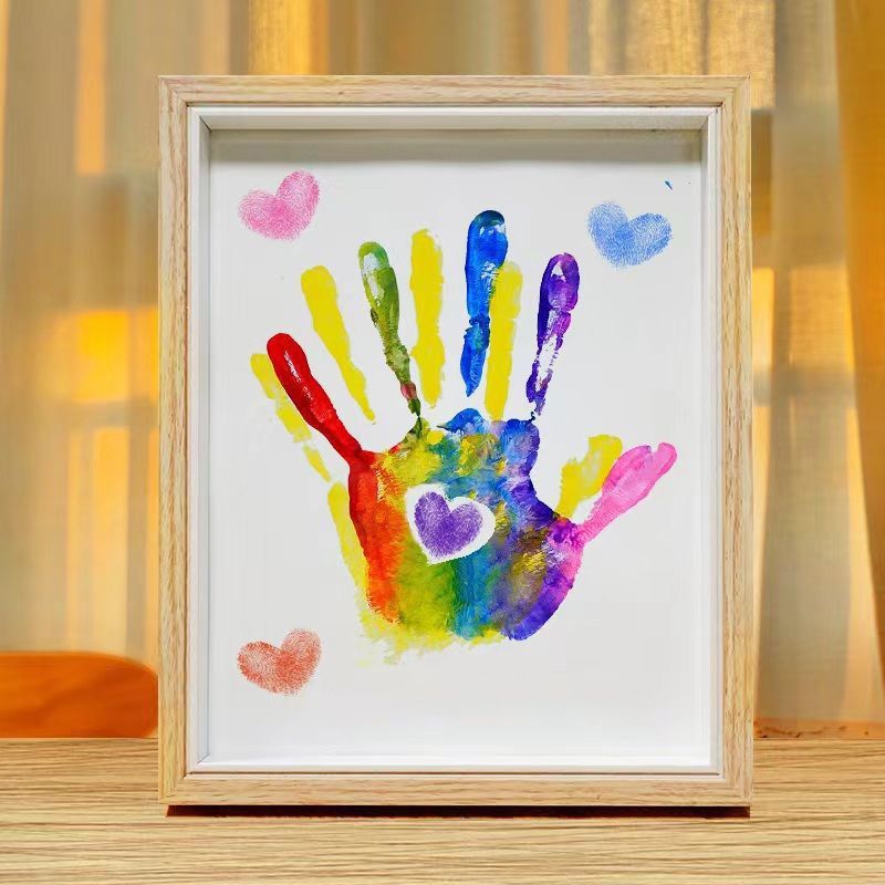 Kit Impronte Mani Coppia Fai da Te - Regalo d'Amore Cornice Foto