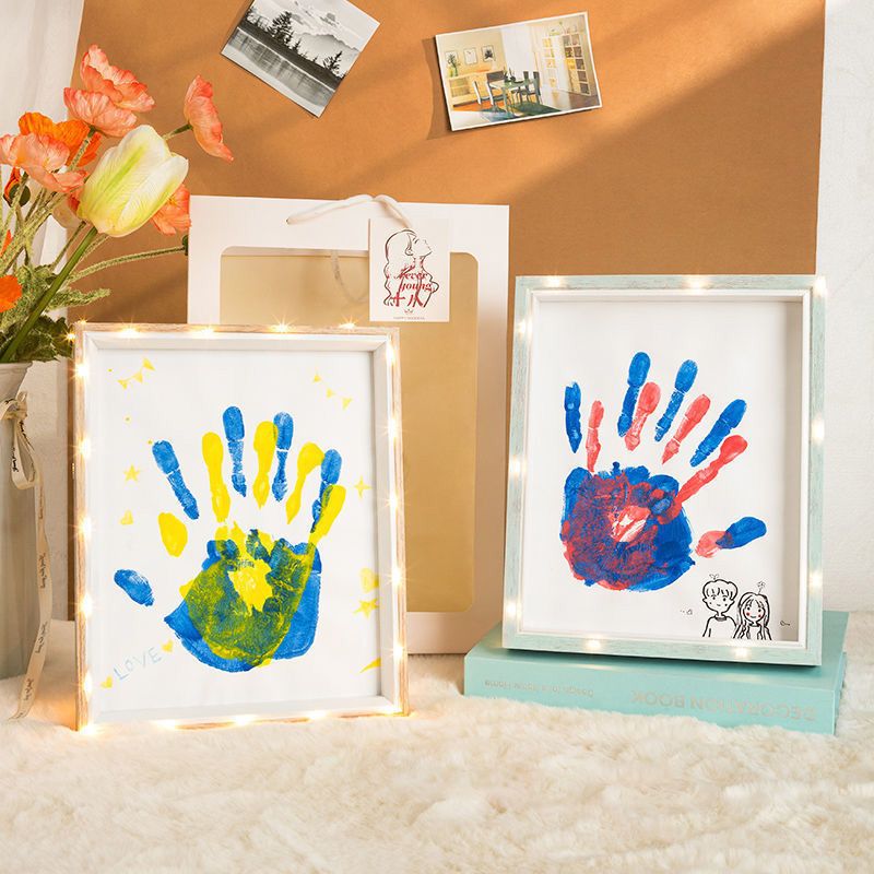 Kit Impronte Mani Coppia Fai da Te - Regalo d'Amore Cornice Foto