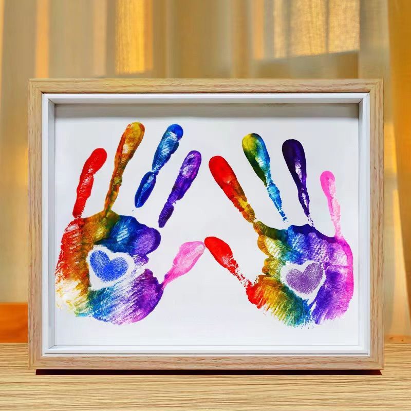 Kit Impronte Mani Coppia Fai da Te - Regalo d'Amore Cornice Foto
