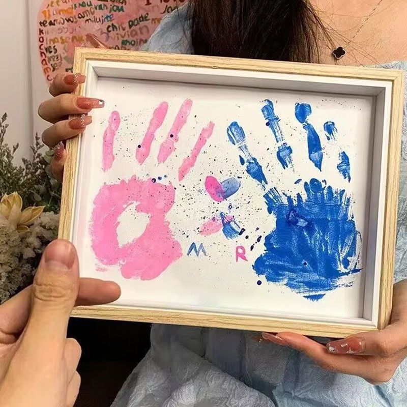 Kit Impronte Mani Coppia Fai da Te - Regalo d'Amore Cornice Foto
