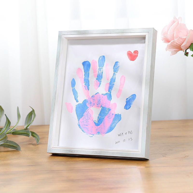 Kit Impronte Mani Coppia Fai da Te - Regalo d'Amore Cornice Foto
