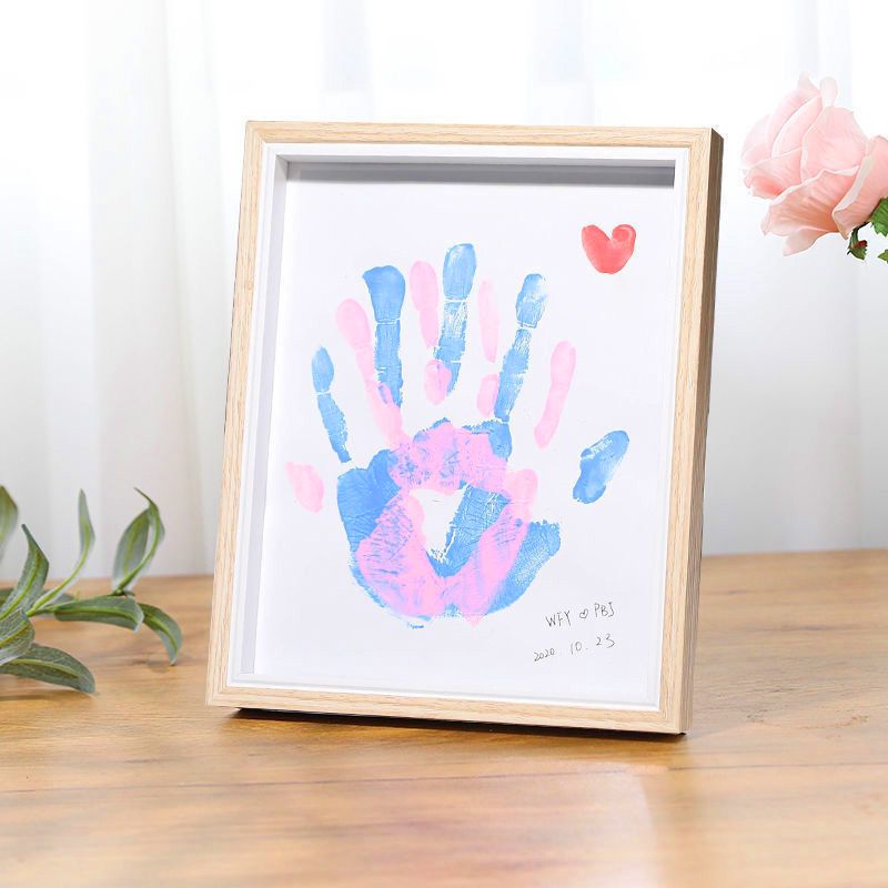 Kit Impronte Mani Coppia Fai da Te - Regalo d'Amore Cornice Foto